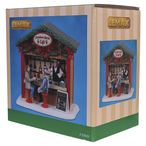 Christmas Spirits Café accessorio da tavolo Lemax Caddington Village 13x13x8 cm - 23605 6