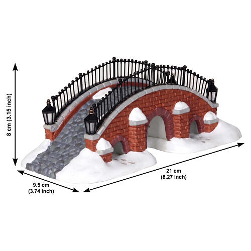 Cold Creek Bridge Szenerie Lemax 8x21x9 cm - 23962 2