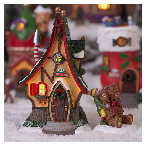 No.4 Elf Lane Tischakzent Lemax Santa's Wonderland 15x9x9 cm - 24018 2