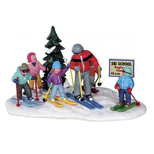Ski School Tischakzent Lemax Vail Village 7x15x11 cm - 33018 1