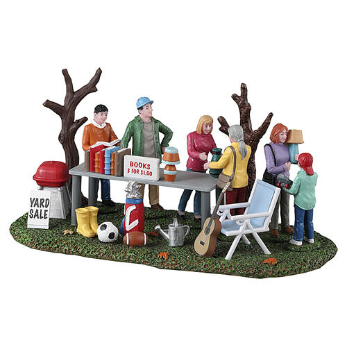 Neighborhood Yard Sale Tischakzent Lemax Harvest Crossing 9x18x10 cm - 33618 1