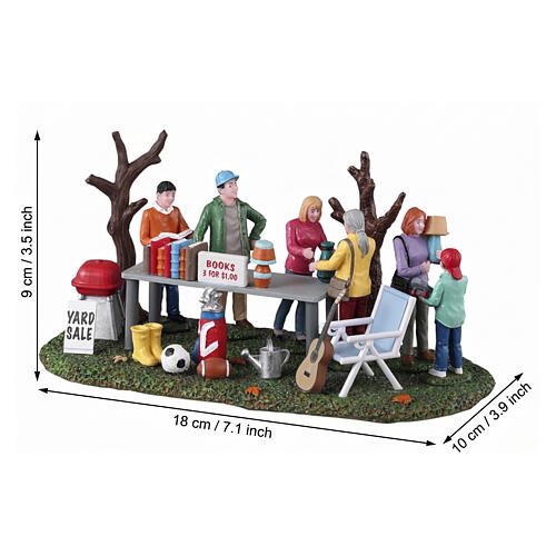 Neighborhood Yard Sale Tischakzent Lemax Harvest Crossing 9x18x10 cm - 33618 2