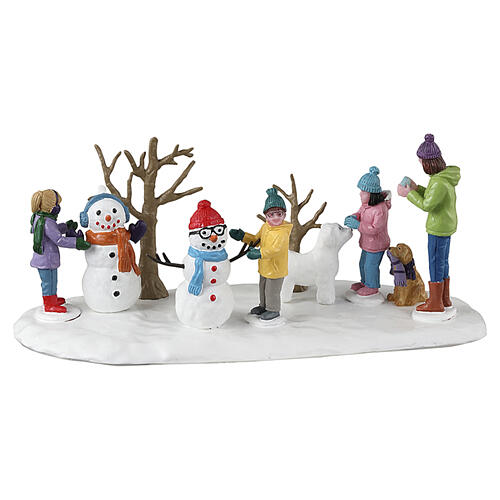 Snowmen Friends Tischakzent Lemax Vail Village 7x17x8 cm - 33622 1