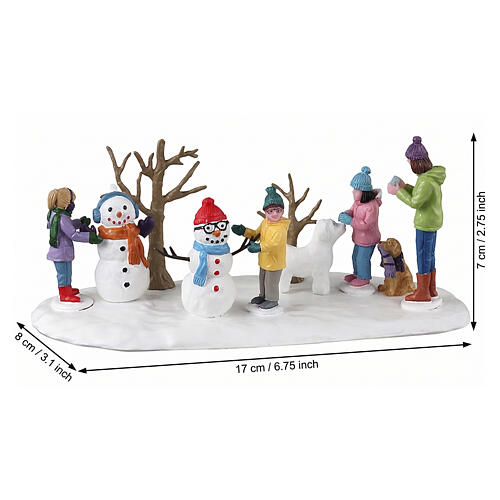 Snowmen Friends Tischakzent Lemax Vail Village 7x17x8 cm - 33622 2
