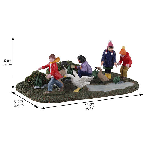 Duck Duck Goose Tischakzent Lemax Vail Village 6x15x9 cm - 33624 2