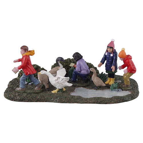 Duck Duck Goose accessorio da tavolo Lemax Vail Village 6x15x9 cm - 33624 1