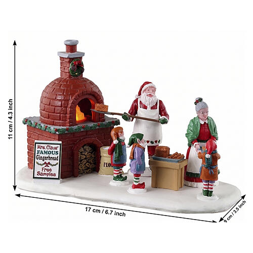 Mrs. Claus' Gingerbread Bake accessorio da tavolo Lemax Santa'S Wonderland 10x16x8 cm - 34086 2