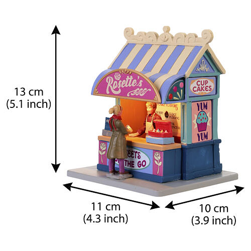 Rosette's Dessert Bar Tischakzent Lemax Caddington Village 13x11x10 cm - 34121 2