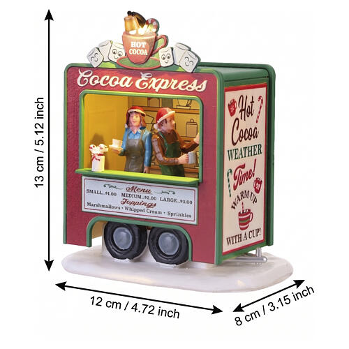 Cocoa Express 2-teiliges Set Tischakzent Lemax 13x12x8 cm - 34149 2
