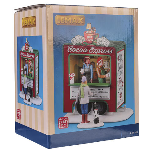 Cocoa Express 2-teiliges Set Tischakzent Lemax 13x12x8 cm - 34149 7
