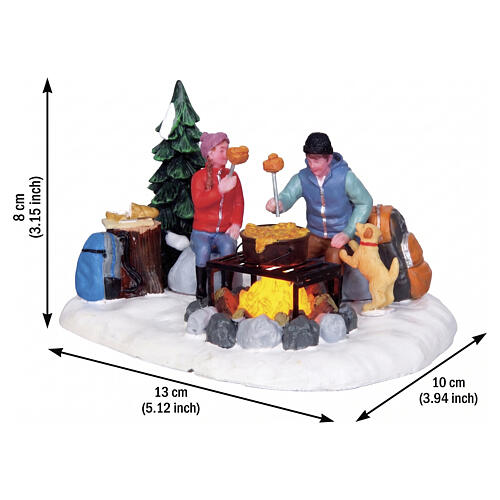 Campfire Fondue Tischakzent Lemax Vail Village 8x13x10 cm - 34625 2