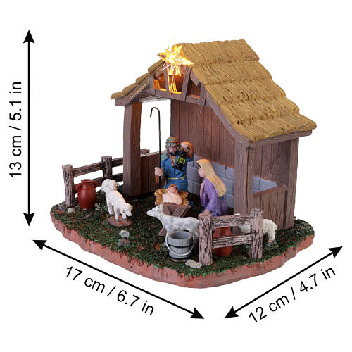 Nativity Scene table accessory by Lemax, 5.1x6.7x4.7 in - 34626 2