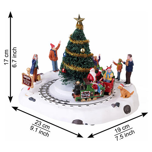 Santa's Kiddie Train Tischakzent Lemax 17x23x18 cm - 34631 2