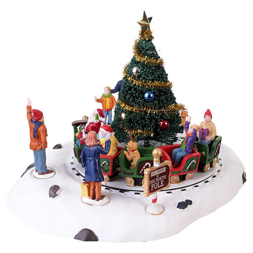 Santa's Kiddie Train Tischakzent Lemax 17x23x18 cm - 34631 3