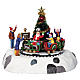 Santa's Kiddie Train accessorio da tavolo Lemax 17x23x18 cm - 34631 s1
