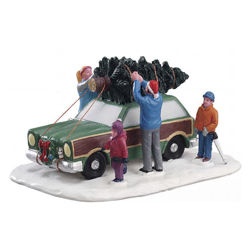 Christmas Tree Transport accessorio da tavolo Lemax Jukebox Junction 8x14x11 cm - 43081 1