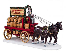 Christmas Ale Delivery Tischakzent Lemax Caddington Village 14x24x8 cm - 43710