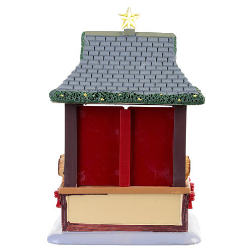 Gluhwein Booth accessorio da tavolo Lemax Caddington Village 16x11x10 cm - 43714 5