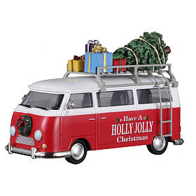 Christmas Van for Lemax display, 3.1x4.7x2.1 in - 43721