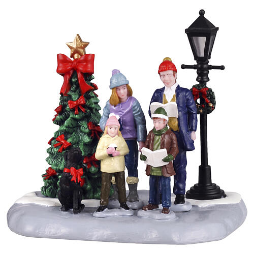 Family Caroling accessorio da tavolo Lemax Vail Village 10x11x9 cm - 43722 1