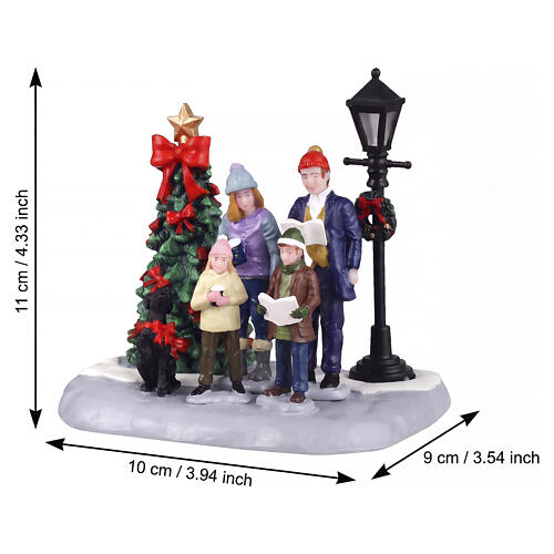 Family Caroling accessorio da tavolo Lemax Vail Village 10x11x9 cm - 43722 2