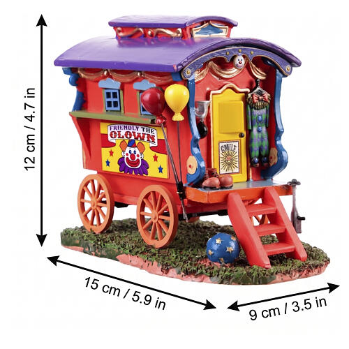 Friendly The Clown Caravan Tischakzent Lemax Carnival 12x15x9 cm - 43723 2