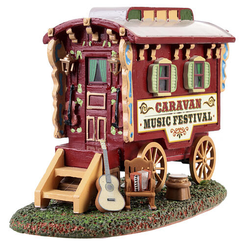 Caravan Music Festival Tischakzent Lemax Carnival 12x16x9 cm - 43724 3