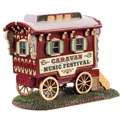Caravan Music Festival Tischakzent Lemax Carnival 12x16x9 cm - 43724 4