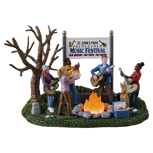 Music Festival accessorio da tavolo Lemax 12x18x11 cm - 44323 1