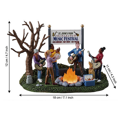 Music Festival accessorio da tavolo Lemax 12x18x11 cm - 44323 2