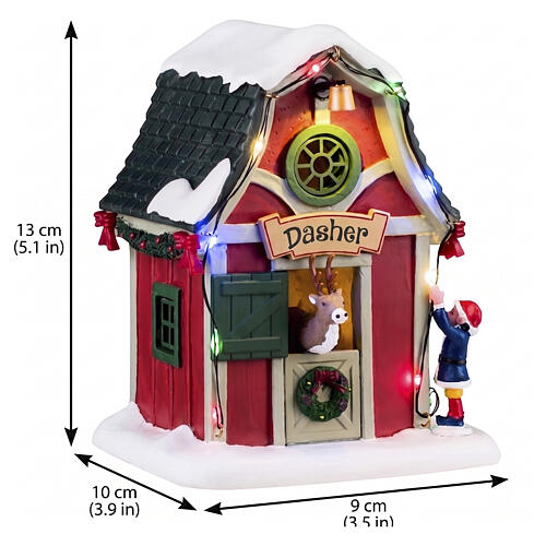 Dasher's Den accessorio da tavolo Lemax Santa'S Wonderland 13x10x9 cm - 44331 2