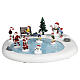 Northern Lights Skating Pond Tischakzent Lemax Santa's Wonderland 12x31x25 cm - 44363 s1