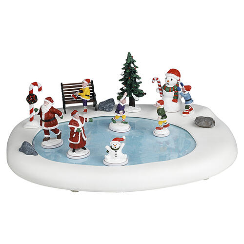 Northern Lights Skating Pond accessorio da tavolo Lemax Santa'S Wonderland 12x31x25 cm - 44363 1