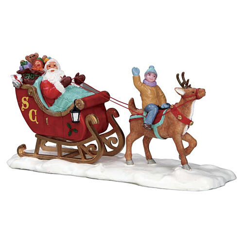 Santa's Sleigh accessorio da tavolo Lemax 7x15x6 cm - 53210 1