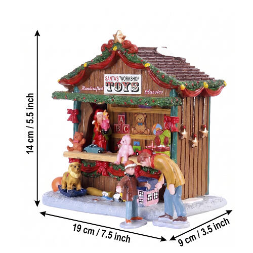 Santa's Workshop Toys set 3 pezzi accessorio da tavolo Lemax Caddington Village 14x19x9 cm - 53737 2