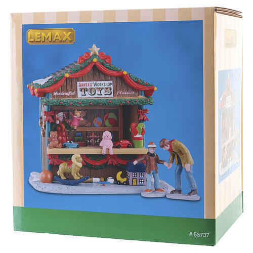 Santa's Workshop Toys set 3 pezzi accessorio da tavolo Lemax Caddington Village 14x19x9 cm - 53737 8