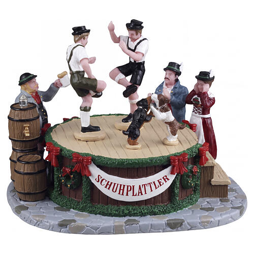 Leapin' Lederhosen accessorio da tavolo Lemax 10x13x11 cm - 53738 1