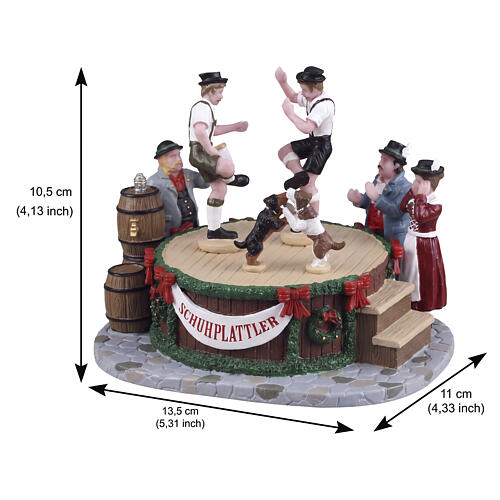 Leapin' Lederhosen accessorio da tavolo Lemax 10x13x11 cm - 53738 2