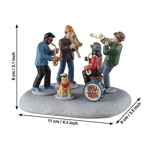 Small Jazz Band accessorio da tavolo Lemax Caddington Village 8x11x9 cm - 53743 2
