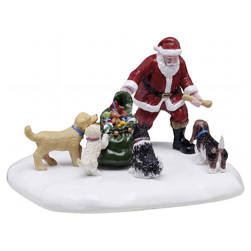 Dog Park Christmas accessorio da tavolo Lemax 7x11x8 cm - 53744 1