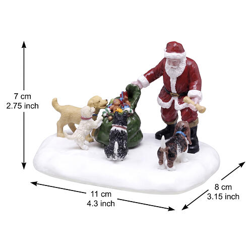 Dog Park Christmas accessorio da tavolo Lemax 7x11x8 cm - 53744 2