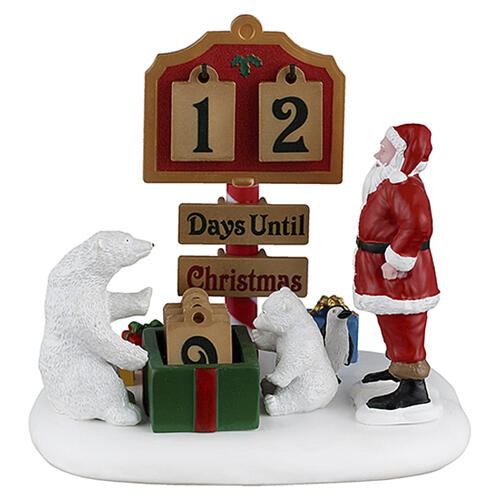 North Pole Countdown Tischakzent Lemax Santa's Wonderland 10x10x8 cm - 53749 1