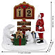 North Pole Countdown Tischakzent Lemax Santa's Wonderland 10x10x8 cm - 53749 s2