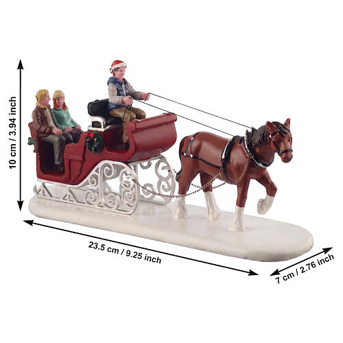 Holiday Sleigh Ride accessorio da tavolo Lemax 10x23x7 cm - 53754 2