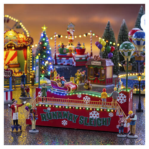 The Runaway Sleigh Tischakzent Lemax Carnival 21x30x11 cm - 54453 2