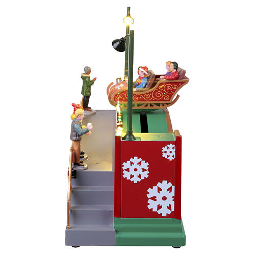 The Runaway Sleigh accessorio da tavolo Lemax Carnival 21x30x11 cm - 54453 5