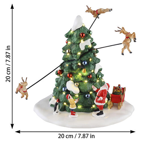 Reindeer Races Tischakzent Lemax Santa's Wonderland 20x20x20 cm - 54455 2