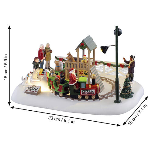 Puppy Play Park accessorio da tavolo Lemax 15x23x18 cm - 54456 2