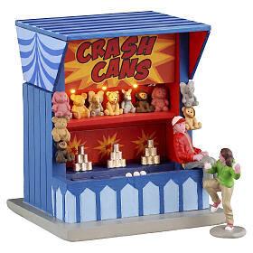 Crash Cans Game set 2 pezzi accessorio da tavolo Lemax Carnival 12x11x10cm - 54460
