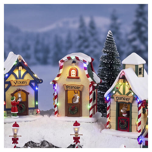 Prancer's Den AC Adaptable Tischakzent Lemax Santa's Wonderland 12x10x8 cm - 54534 2
